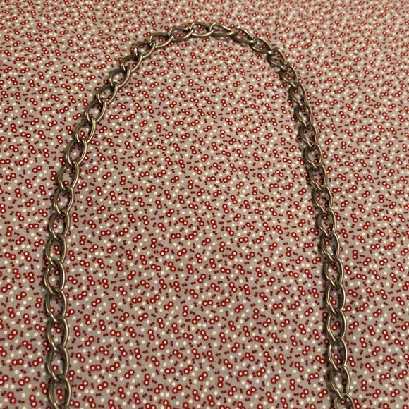 Vintage Large Brown Cross Pendant Necklace - Picture 7 of 11